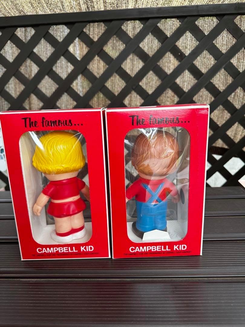 1970’ｓ Campbell KID ビンテージ ソフビ TOY 2個セット 70's Campbell KID ビンテージ ソフビ TOY 2個セット 1970's